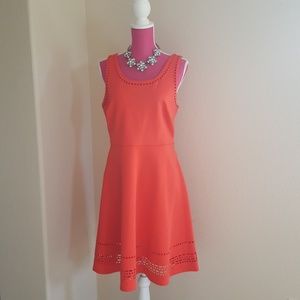 Spense dress with eyelet design